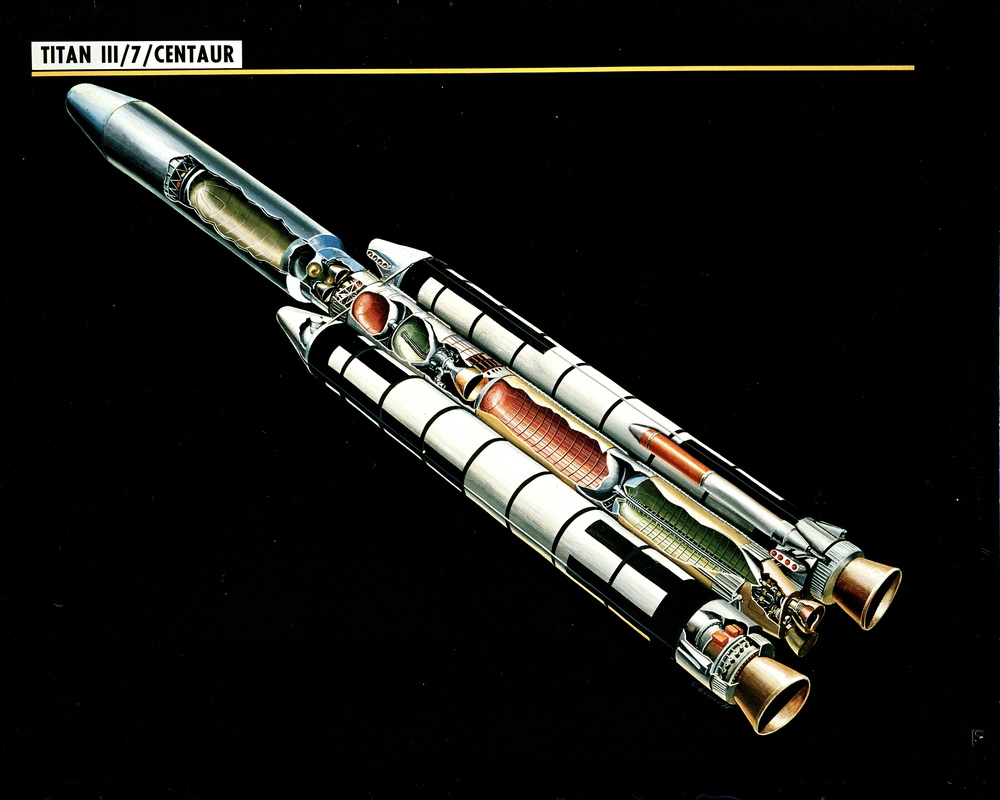 TITAN III 7 CENTAUR  - ORIGINAL NEGATIVE IS FROM NASA HEADQUARTERS