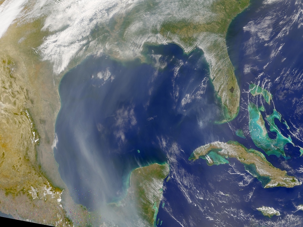 Smoke from Fires in Central America Drifts over Texas: Image of the Day