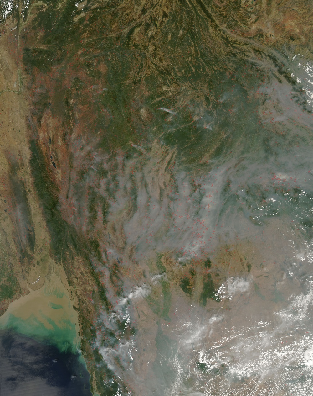 Fires in Myanmar: Natural Hazards