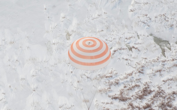 Soyuz TMA-16 Lands