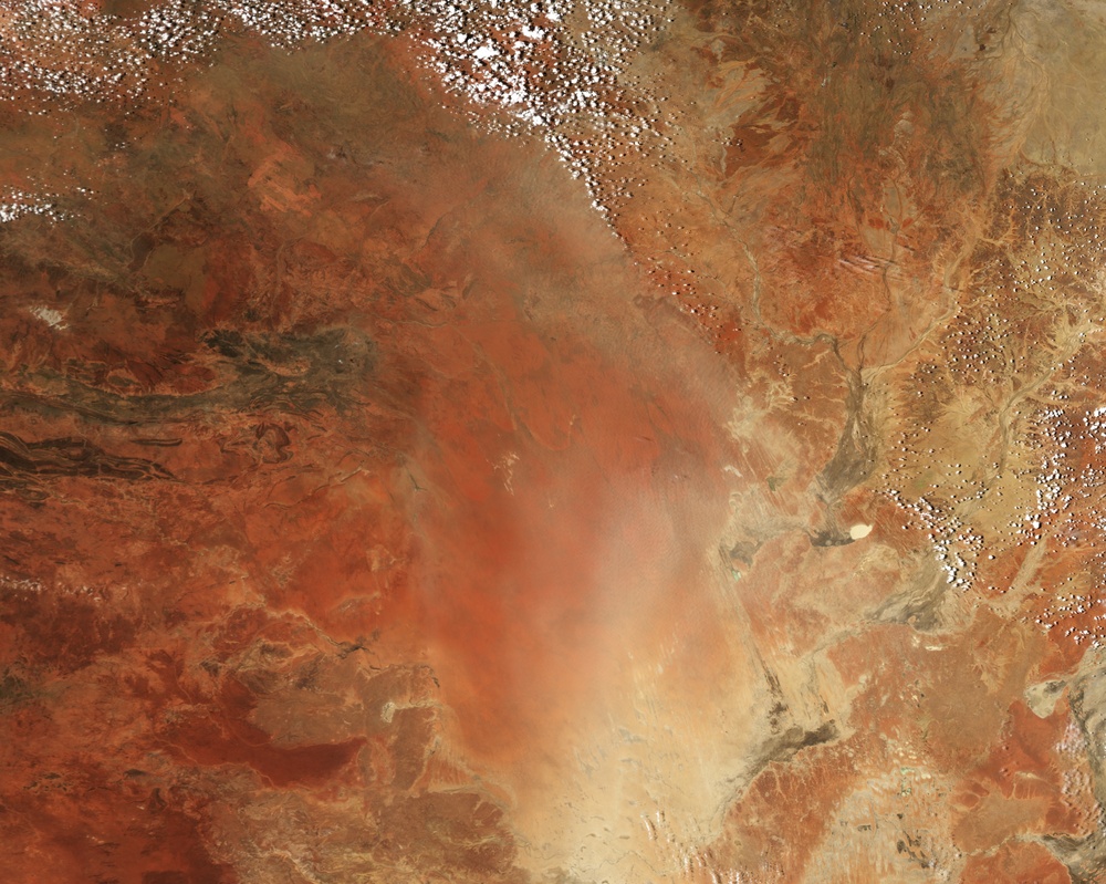Simpson Desert Dust Storm: Natural Hazards