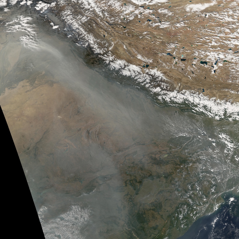 Haze along the Himalayan Front Range: Natural Hazards