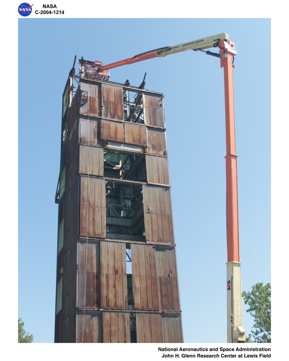 Demolition of E-Site Test Building