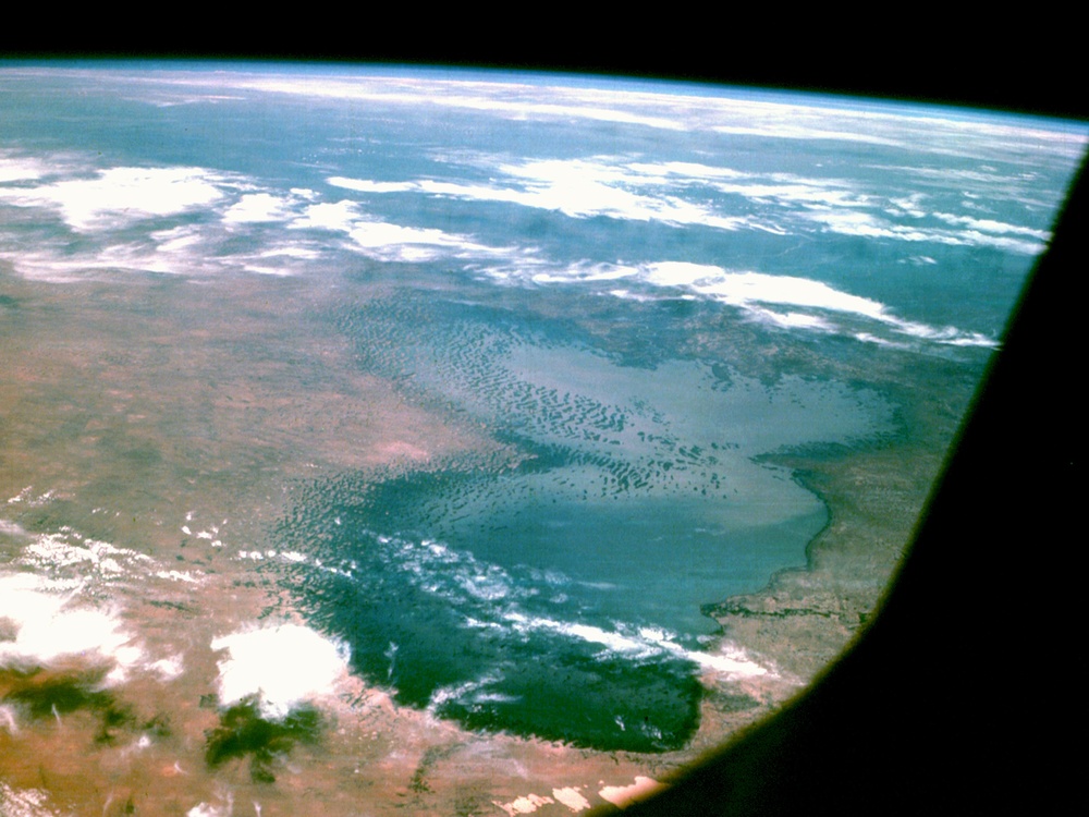 Lake Chad as seen from Apollo-7 in 1968 : Image of the Day