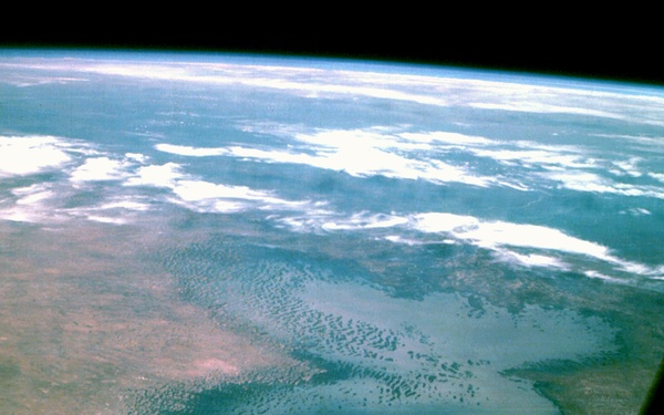 Lake Chad as seen from Apollo-7 in 1968 : Image of the Day