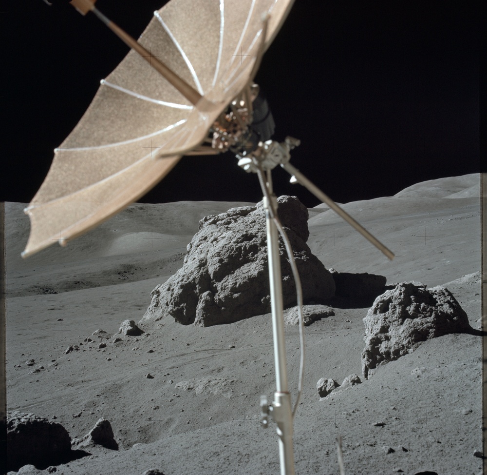 Apollo 17 Mission image - LRV Traverse, Spl 6135-37