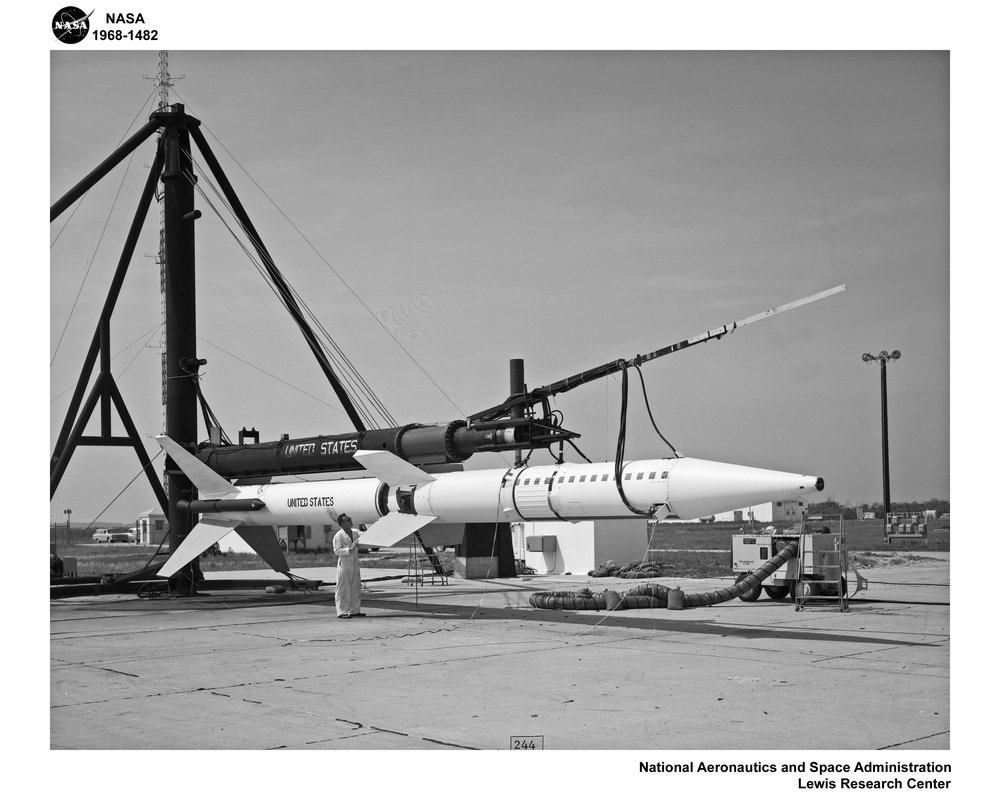1966 WASP LAUNCH AT WALLOP ISLAND VIRGINIA