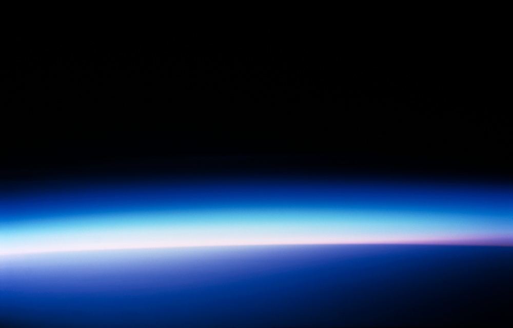 View of Earth's horizon taken during Expedition Six