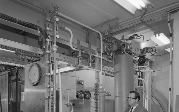 BOILER DYNAMICS RIG NO. 2 LOCATED IN THE FLUID MECHANICS LABORATORY FML