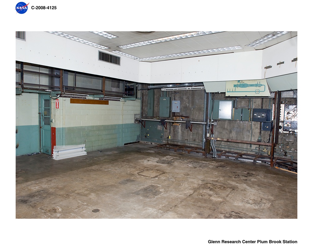 Propulsion Systems Lab 1-2 Survey:  Control Room seen from Western Corner