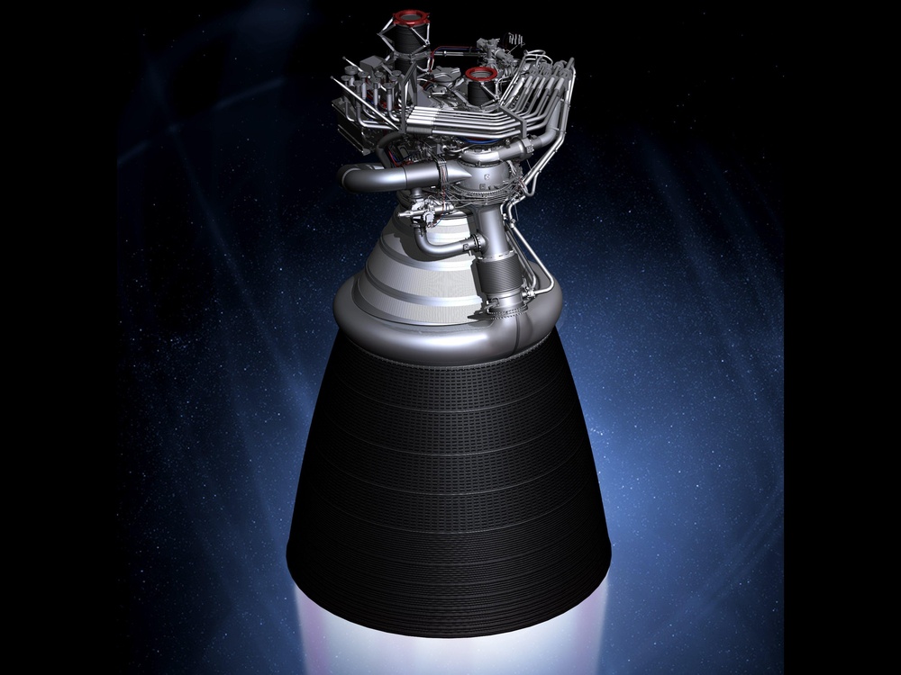 Artist Concept of J-2X Rocket Engine