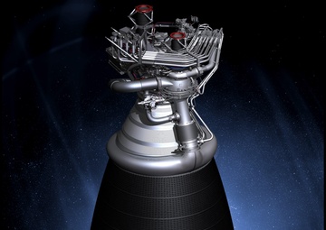 Artist Concept of J-2X Rocket Engine