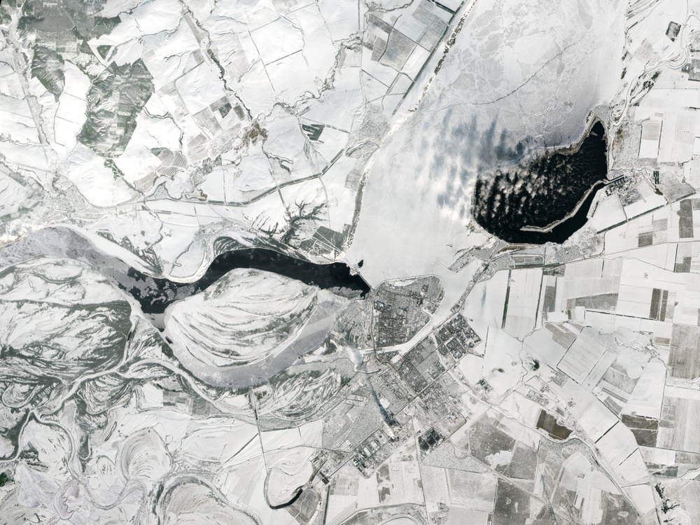Breaks in Ice on the Volga River: Image of the Day