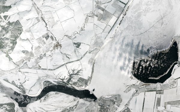 Breaks in Ice on the Volga River: Image of the Day