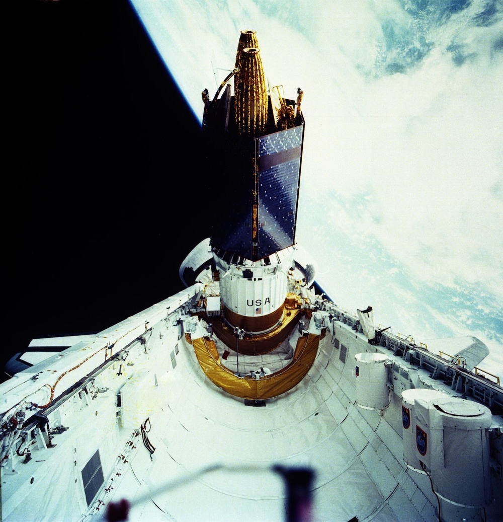 STS-43 Onboard Photograph - TDRS-E