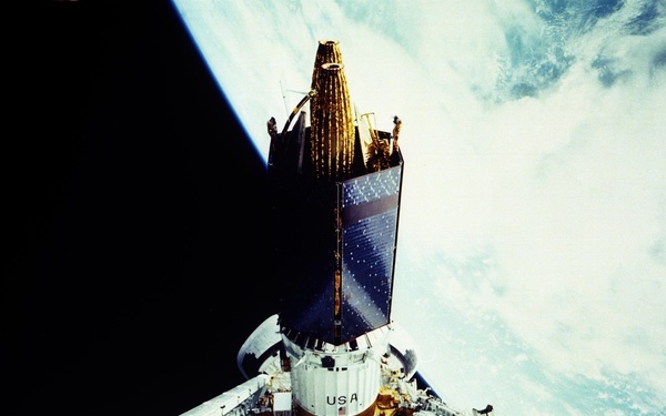STS-43 Onboard Photograph - TDRS-E
