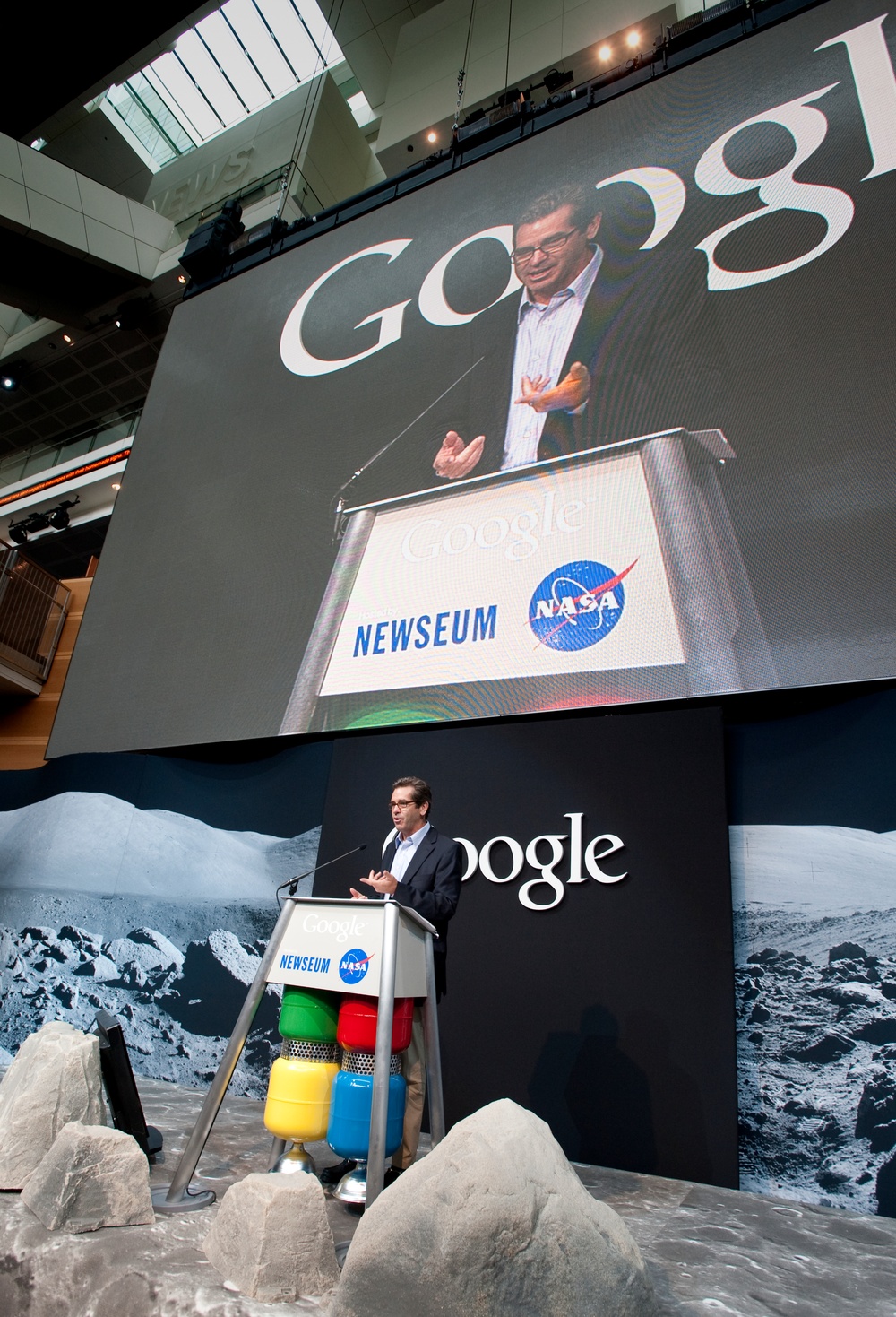 Google Moon Press Conference