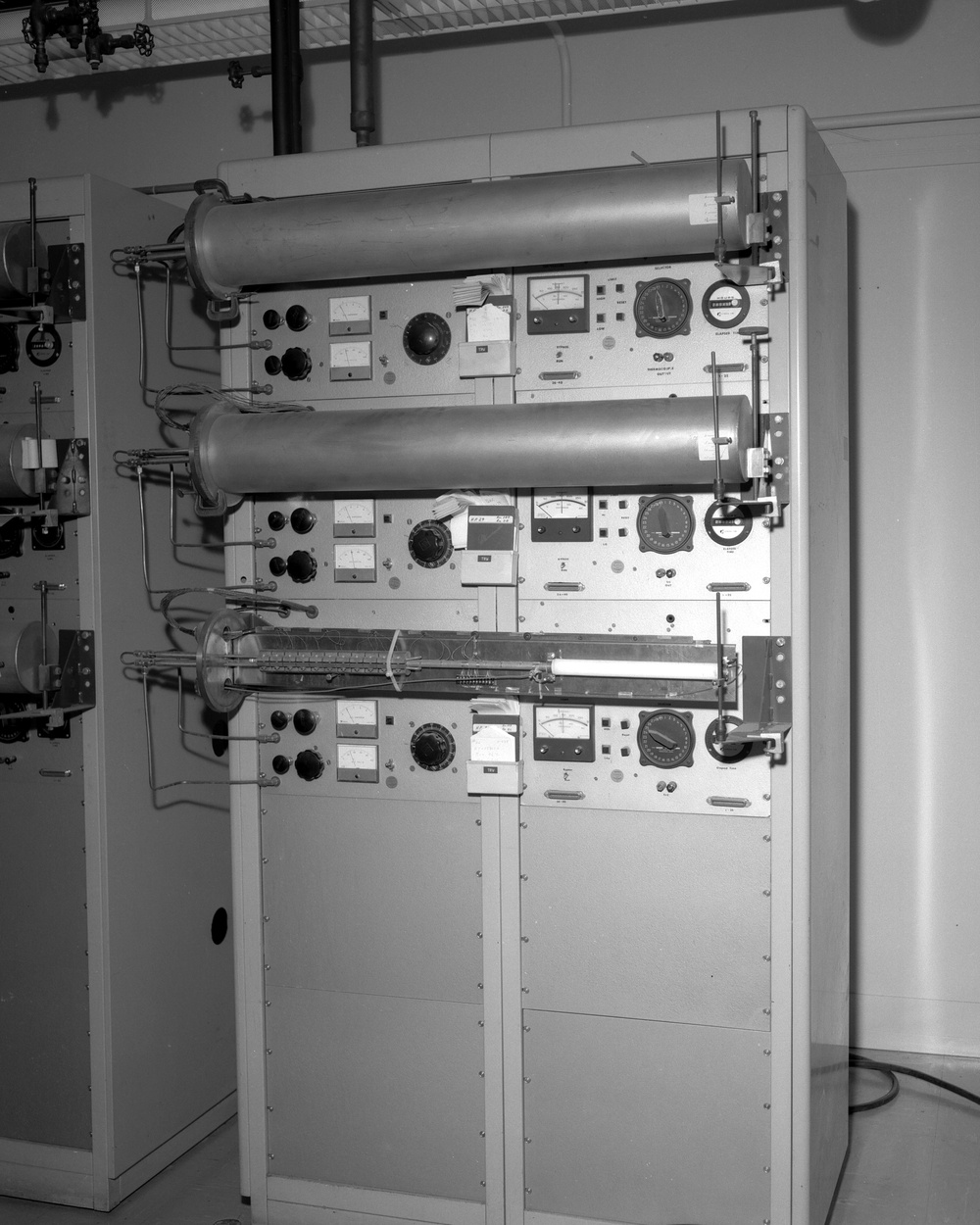 EXTERIORS AND INTERIORS OF THE SPACE POWER RESEARCH LABORATORY SPRL - ENERGY CONVERSION LABORATORY ECL - REDOX - RESEARCH ANALYSIS CENTER RAC - BASIC MATERIALS LABORATORY BML - VERTICAL LIFT FACILITY VLF