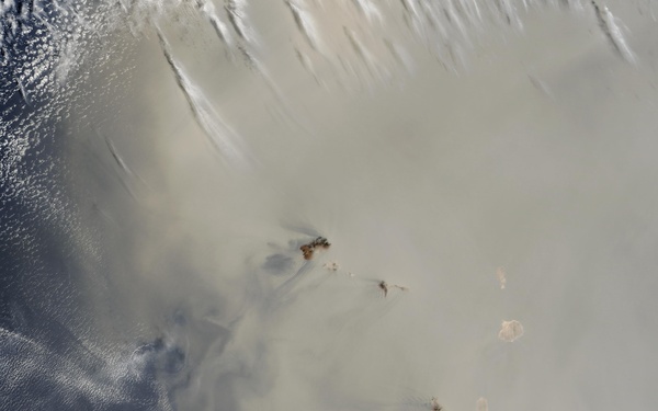 Dust over Cape Verde Islands: Natural Hazards