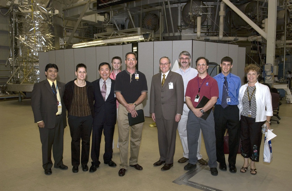 George Takei on Goddard Tour