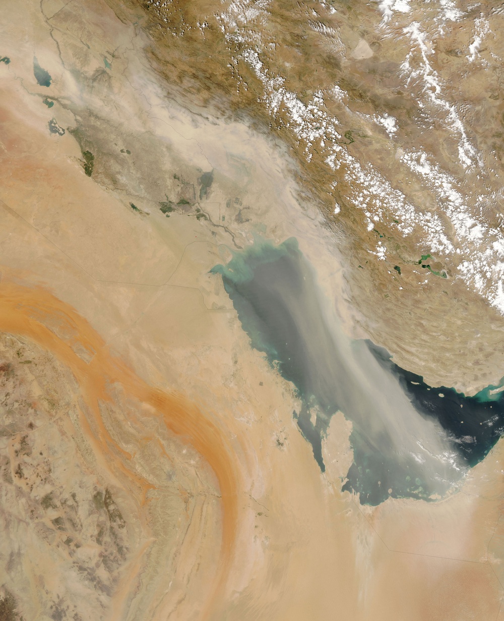 Dust Storm in Iraq: Natural Hazards