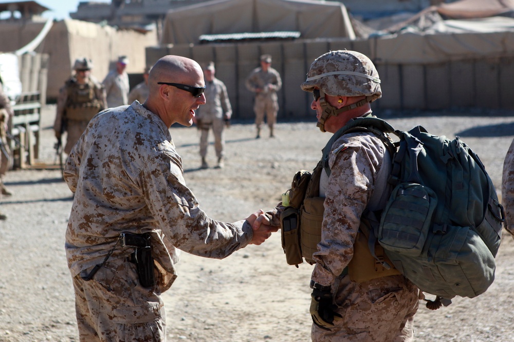 RCT-7 leaders visit 2nd Bn., 7th Marines