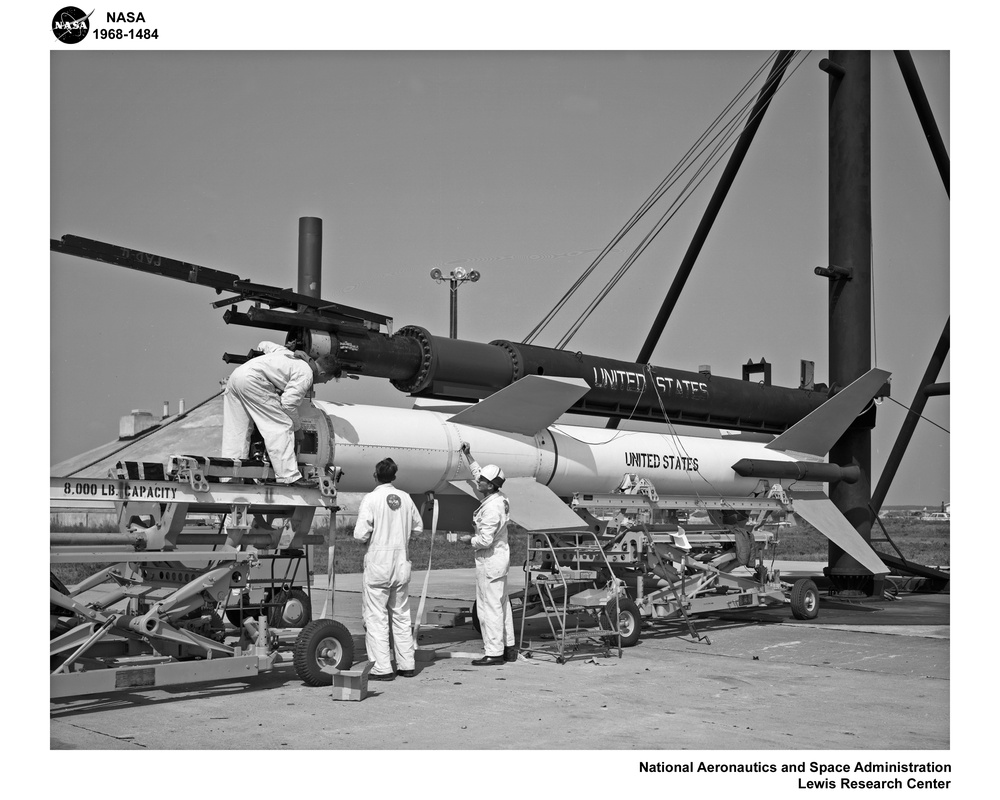 1966 WASP LAUNCH AT WALLOP ISLAND VIRGINIA