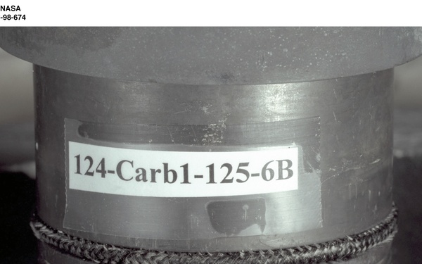 CONDITION OF ROPE SEAL AFTER A FLOW TEST AND HOT SCRUBBING-SEAL ID 124-CARB1-125-6B