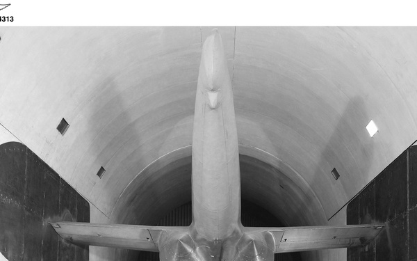 XP-59 AIRPLANE IN WIND TUNNEL