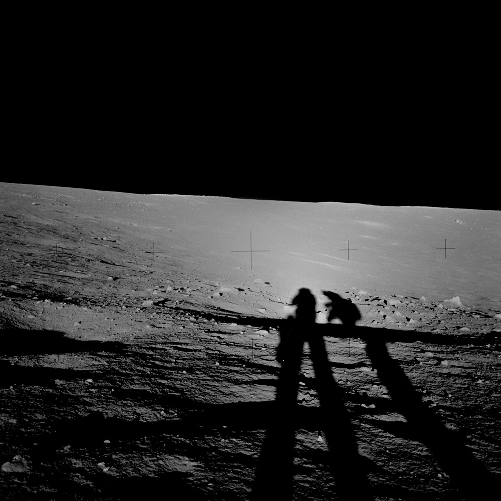 Apollo 12 Mission image  - Panoramic NW of ALSEP