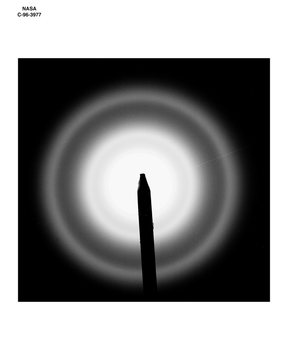 SAED PATTERN 60MM MILLIMETER HAB SELECTED AREA ELECTRON DEFRACTION HIGH ABOVE BURNER