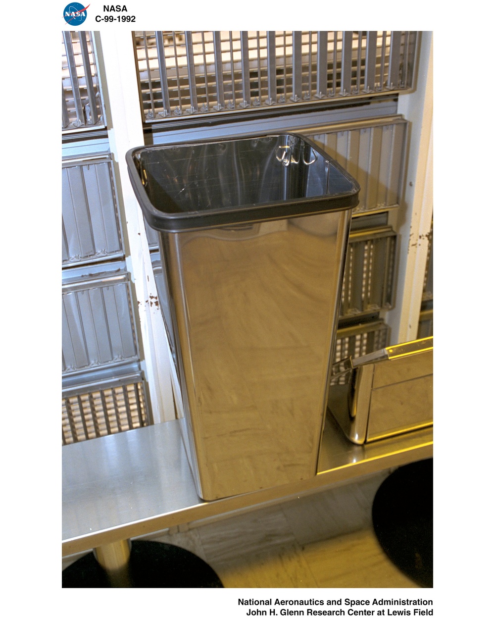 DOCUMENTATION OF A CHEMICAL REACTION FROM A TRASH CAN IN THE CLEAN ROOM FOR SAFETY RECORD