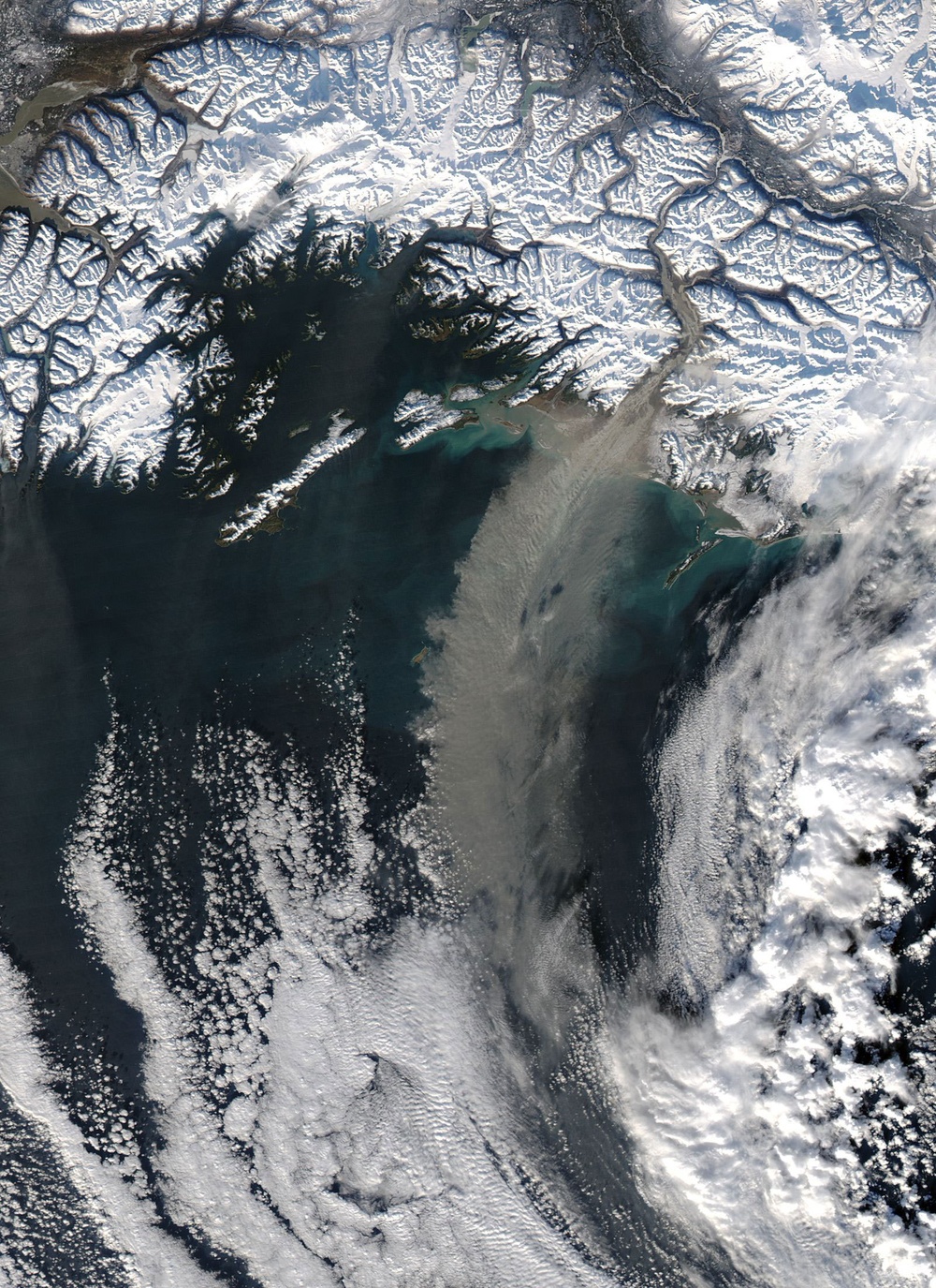 Dust Storm off Alaska: Natural Hazards