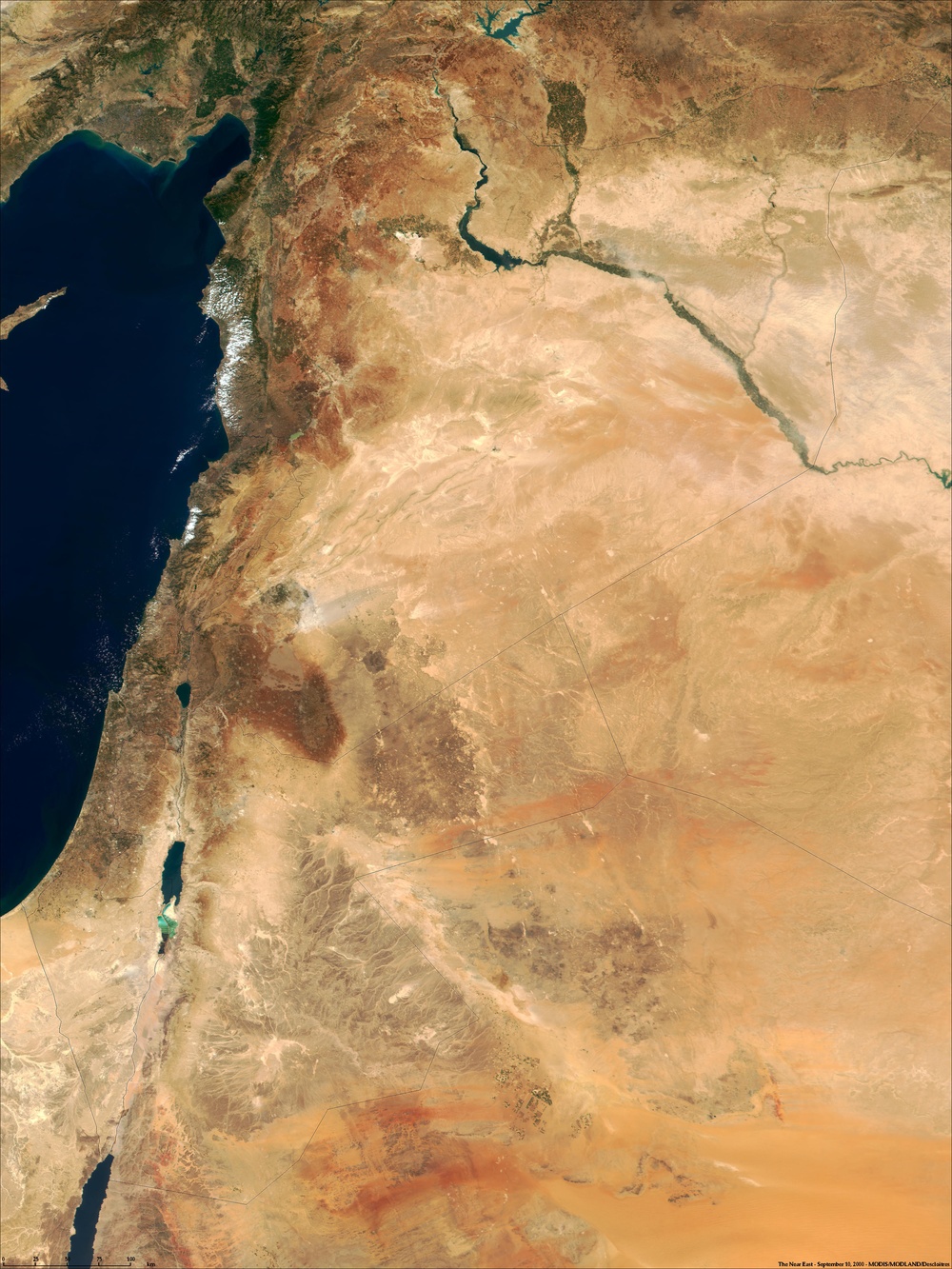 MODIS Views the Middle-East : Image of the Day