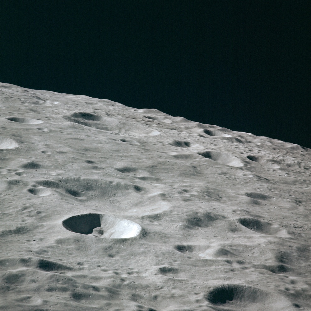 Apollo 16 Mission image - View of the Leonov Crater
