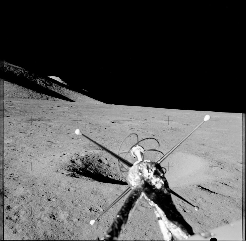 Apollo 15 Mission image - Panoramic view of St. George Crater