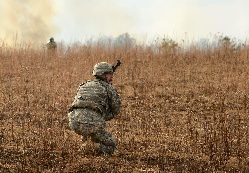 Alpha Company live-fire exercise