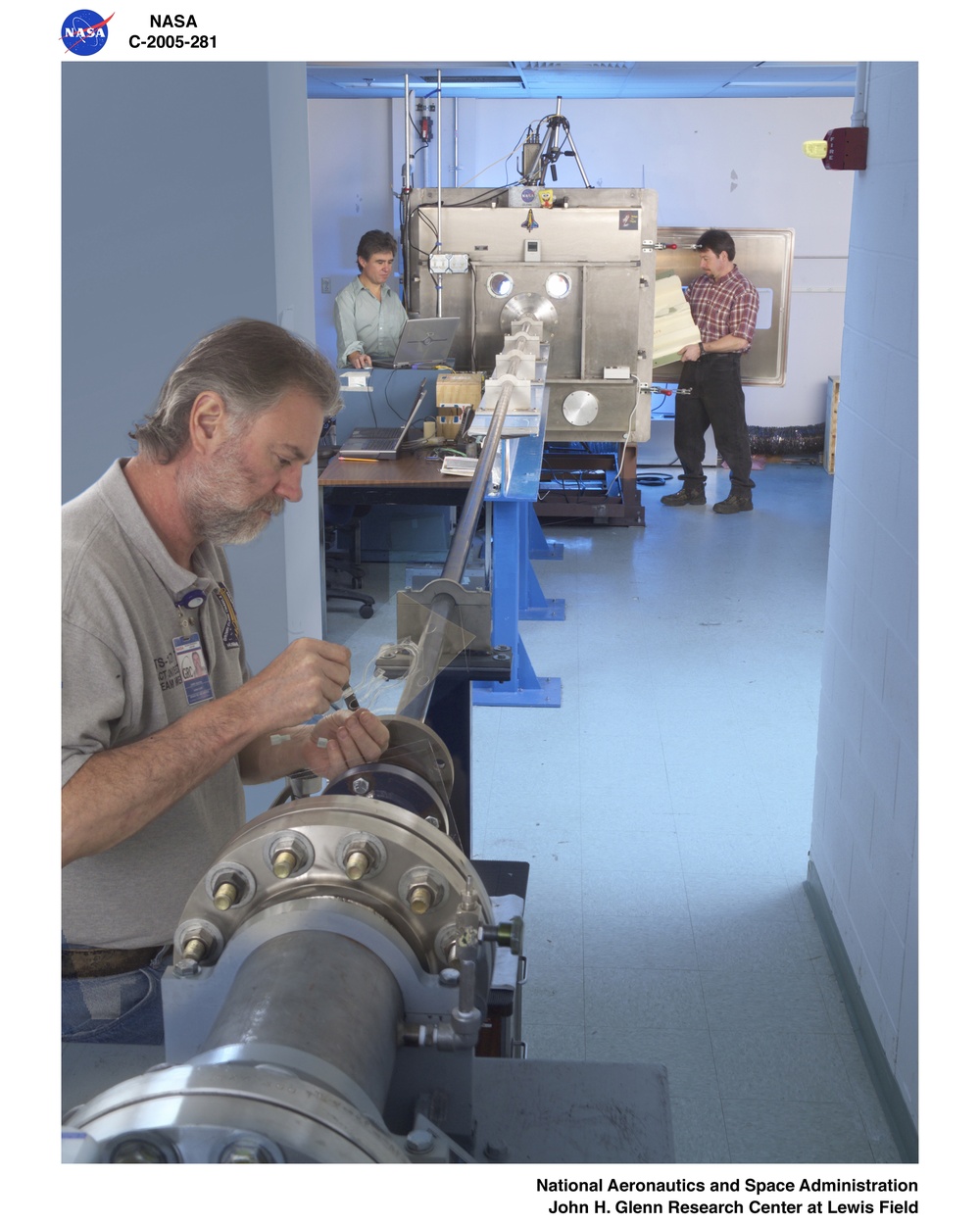 Ballistic impact test of Space Shuttle foam insulation