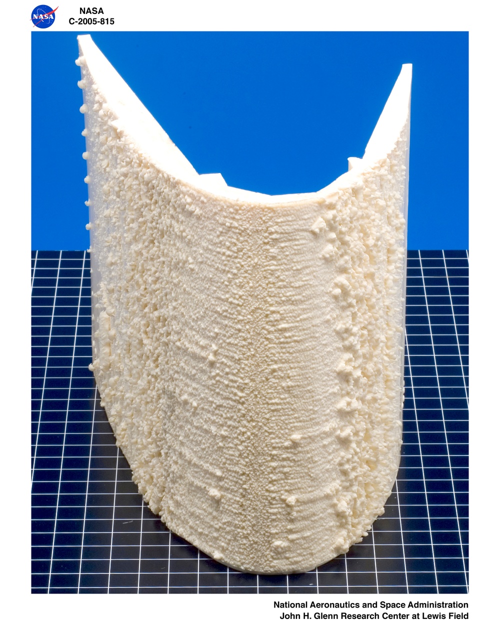 ice castings from wing sections ; wing section serial number - CG0581