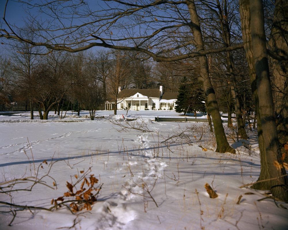 GUERIN HOUSE - SNOW SCENE