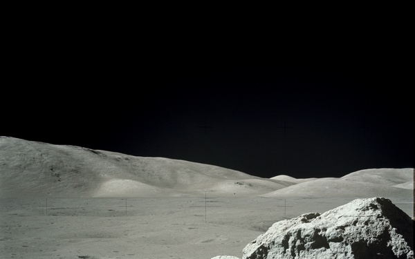 Apollo 17 Mission image - Sta 6, Panoramic, LMP