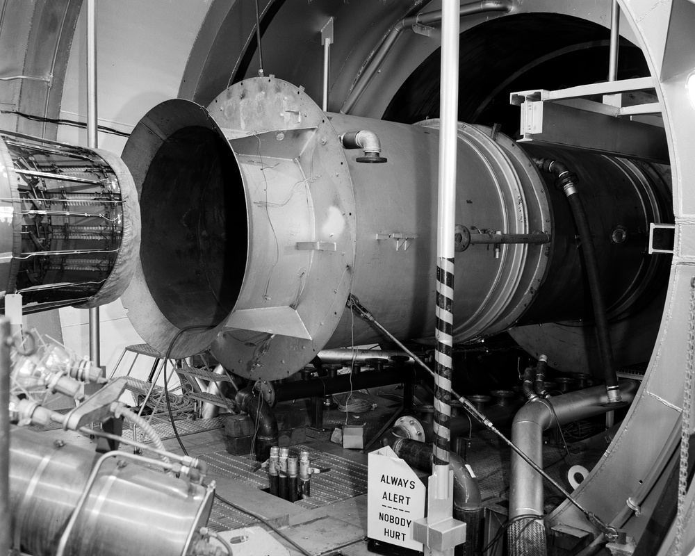 F-100 PW 1128 ENGINE INSTALLATION IN PROPULSION SYSTEM LABORATORY PSL-3