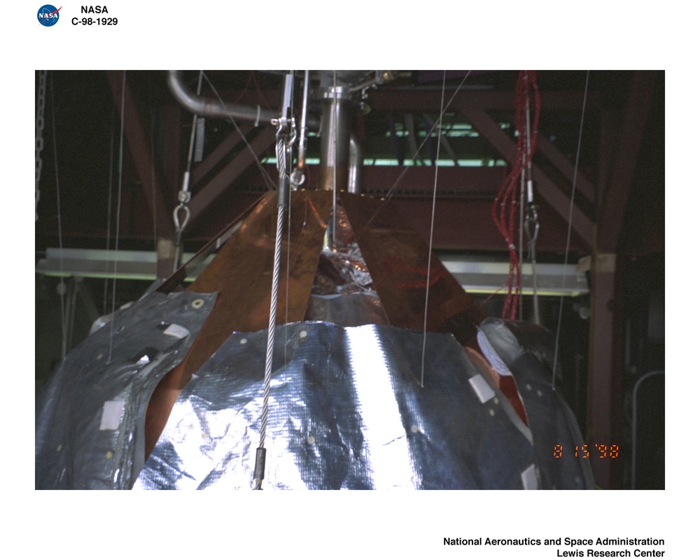 HYBRID THERMAL CONTROL TESTING AT THE SUPPLEMENTAL MULTI LAYER INSULATION RESEARCH FACILITY - SEE ALSO C-1998-1907 THRU C-1998-1922