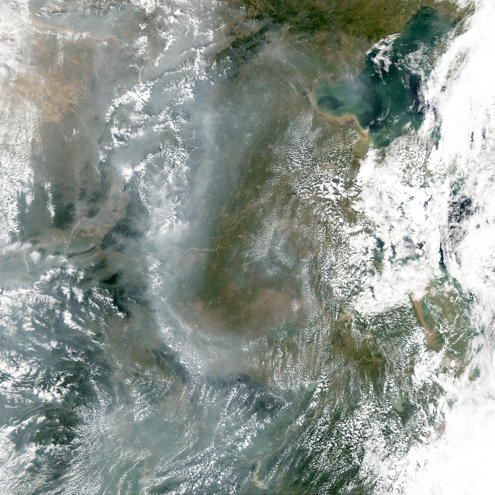 Particle Pollution in Eastern China: Natural Hazards