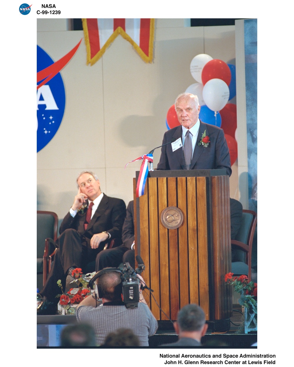 CENTER RENAMING EVENTS FROM NASA LEWIS RESEARCH CENTER TO JOHN H GLENN RESEARCH CENTER AT LEWIS FIELD