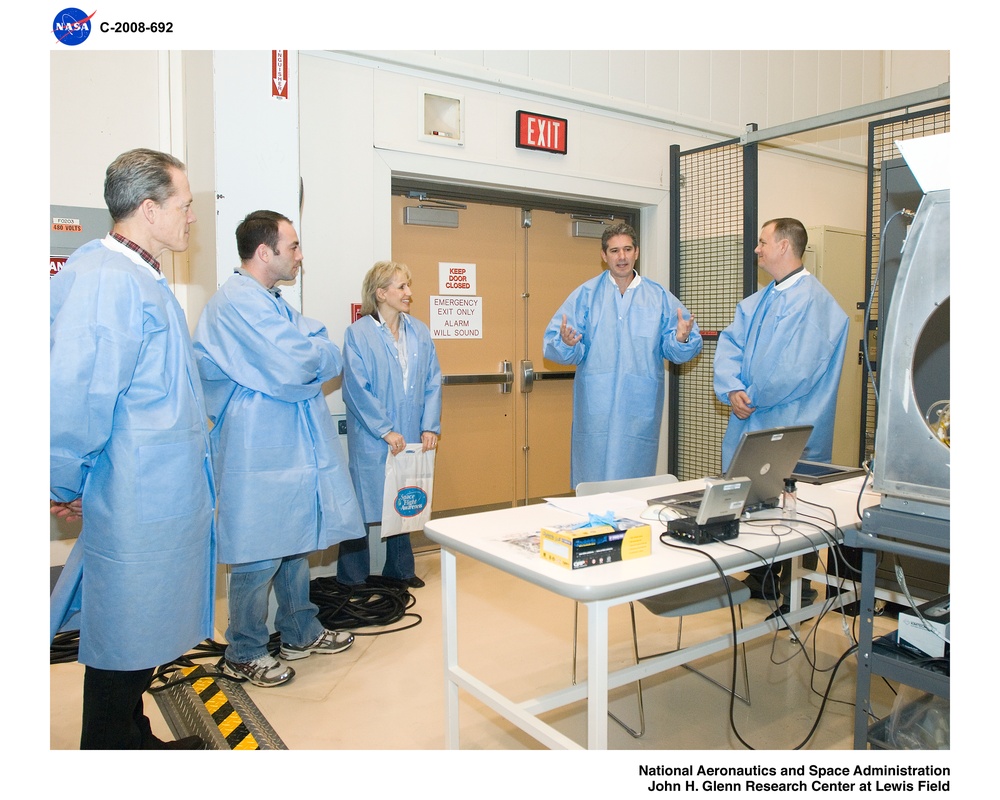 Silver Snoopy Awards recipients and Astronaut visit, Tour