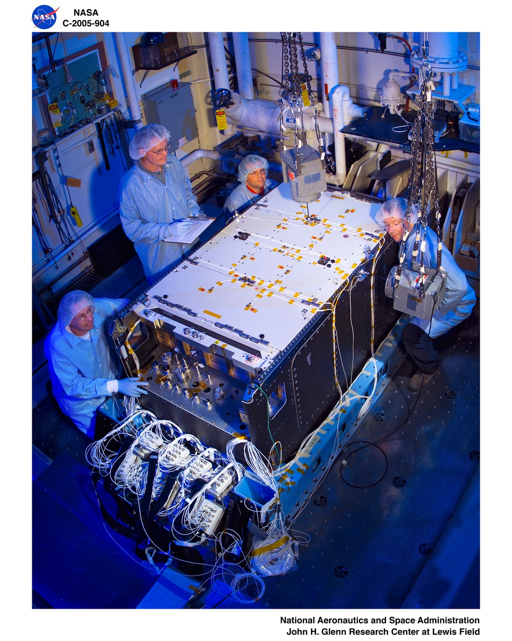 Fluids and Combustion Facility (FCF), Combustion Integration Rack (CIR) during testing in the Structural Dynamics Laboratory (SDL)