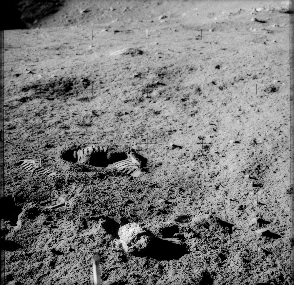 Apollo 12 Mission image  - Lunar Surface