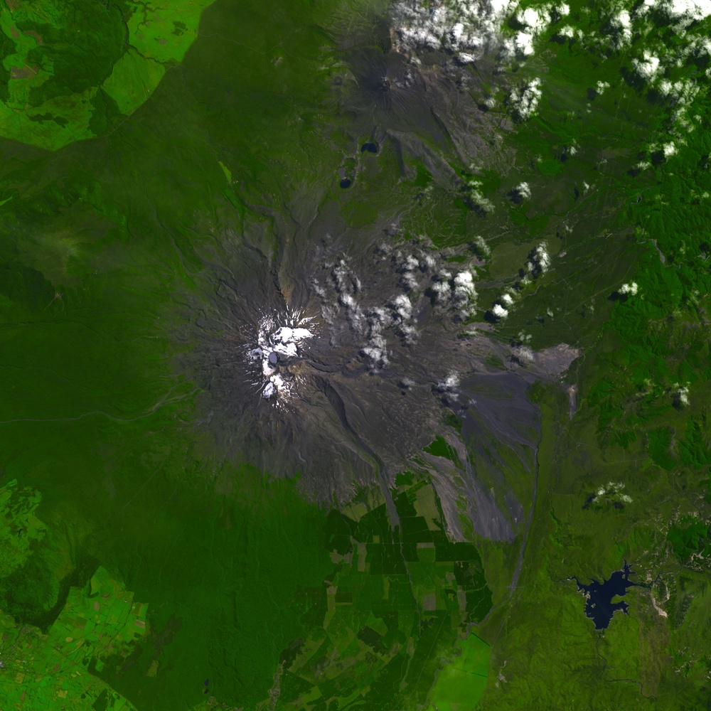 Lahar on Mount Ruapehu, New Zealand: Image of the Day