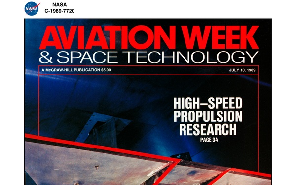 AVIATION WEEK AND SPACE TECHNOLOGY COVER 7/10/89